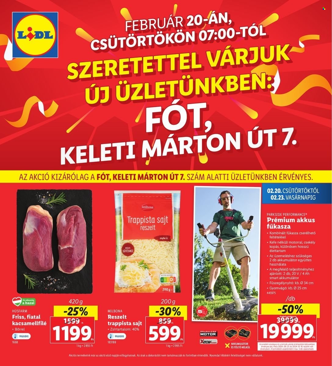 Lidl akciós újságok - 2025.02.20 - 2025.02.23. Oldal 1