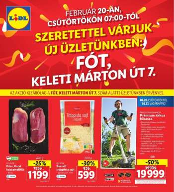 Újság Lidl - 2025.02.20 - 2025.02.23.