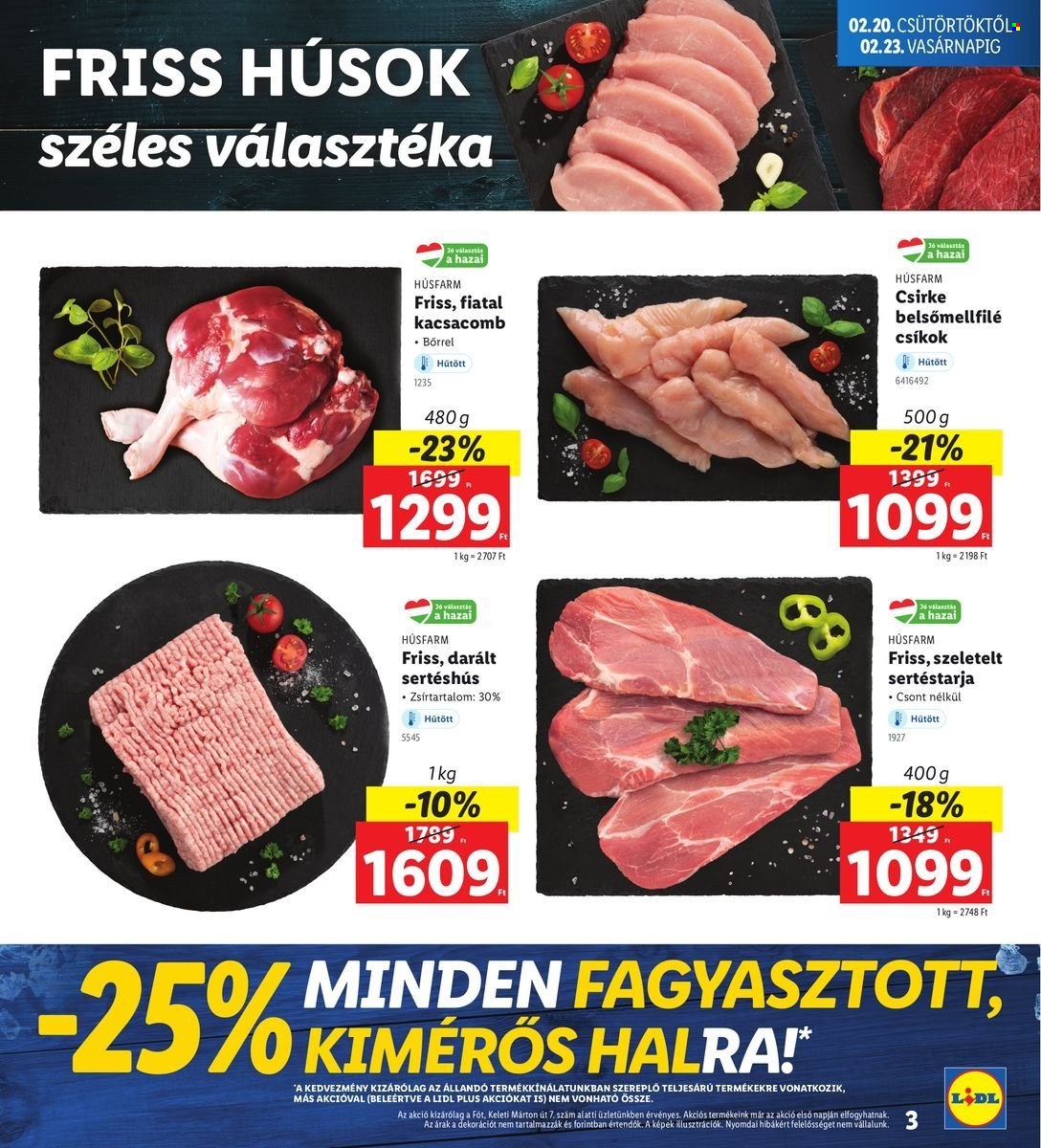 Lidl akciós újságok - 2025.02.20 - 2025.02.23. Oldal 3