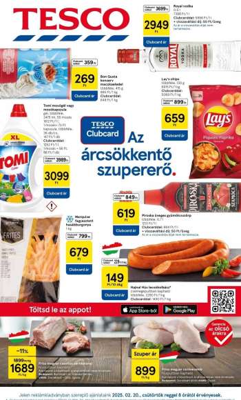 Újság TESCO - 2025.02.20 - 2025.02.26.
