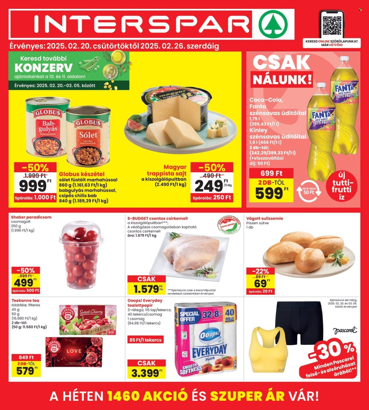 INTERSPAR akciós újságok - 2025.02.20 - 2025.02.26. Oldal 1