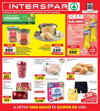 Újság INTERSPAR - 2025.02.20 - 2025.02.26.