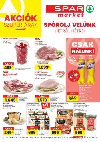 Újság SPAR market - 2025.02.20 - 2025.02.26.