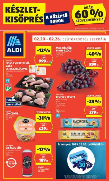 Újság Aldi - 2025.02.20 - 2025.02.26.