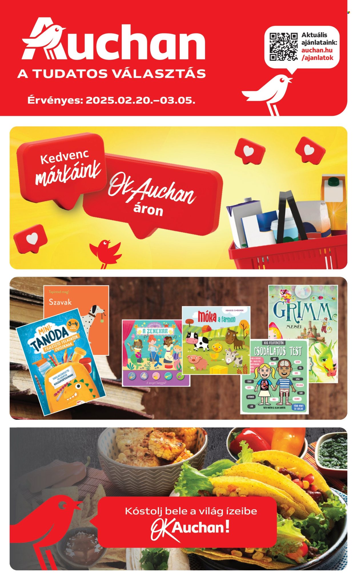 Auchan akciós újságok - 2025.02.20 - 2025.03.05. Oldal 1