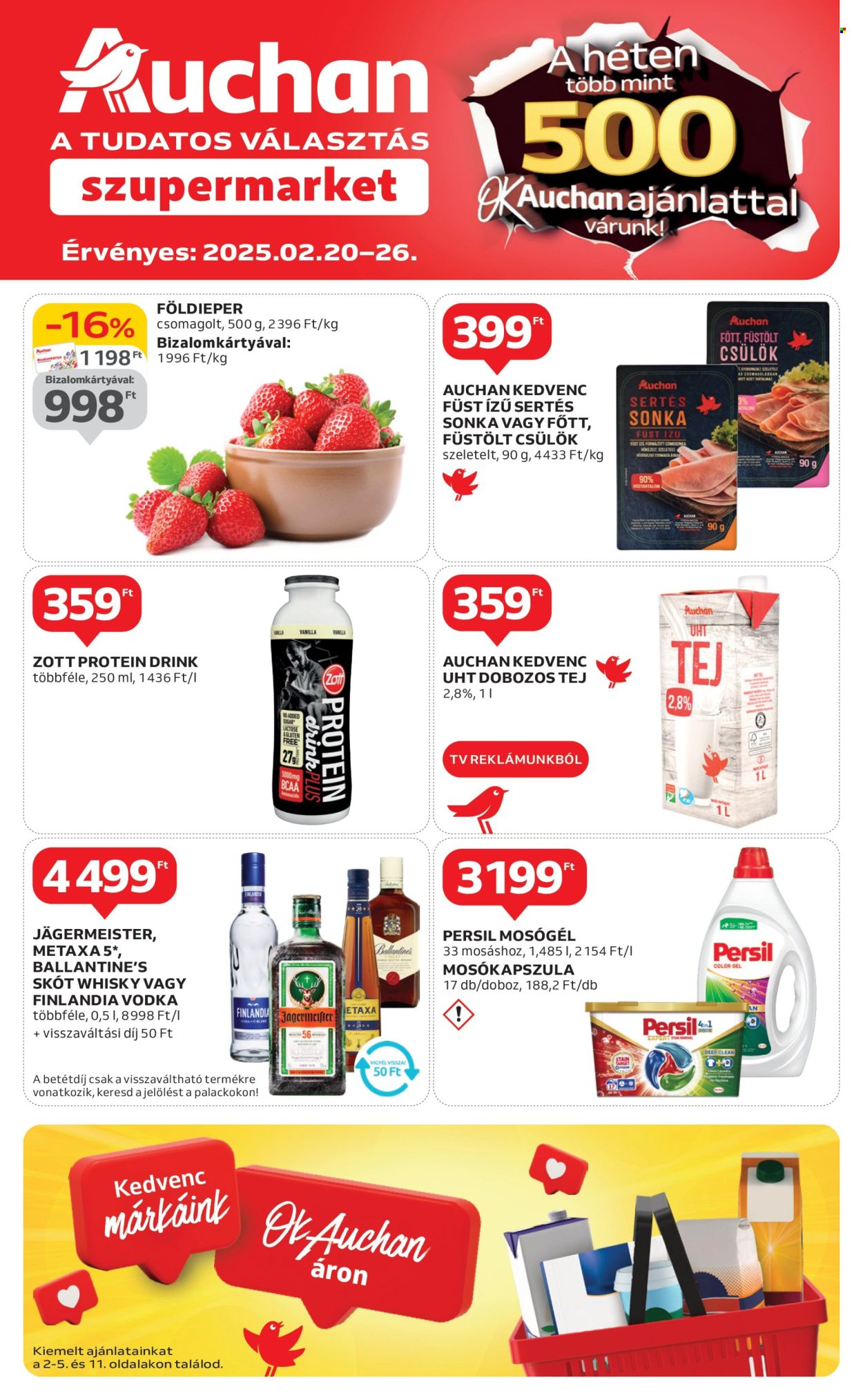 Auchan akciós újságok - 2025.02.20 - 2025.02.26. Oldal 1