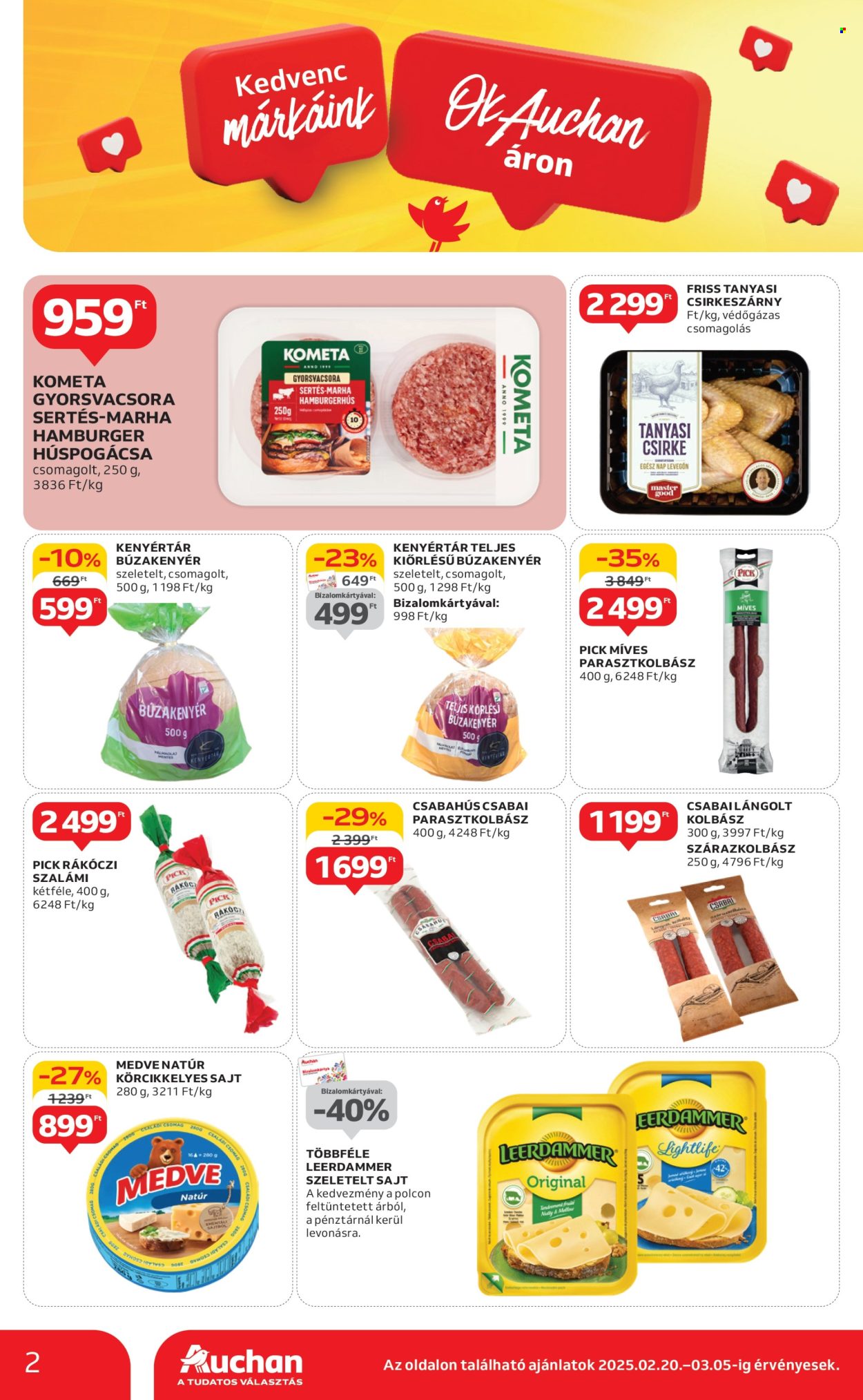Auchan akciós újságok - 2025.02.20 - 2025.02.26. Oldal 2