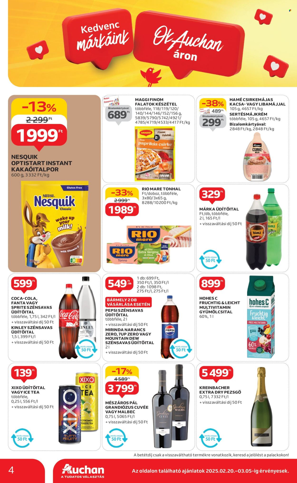 Auchan akciós újságok - 2025.02.20 - 2025.02.26. Oldal 4