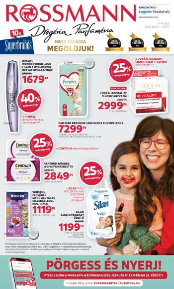 Újság Rossmann - 2025.02.24 - 2025.03.07.