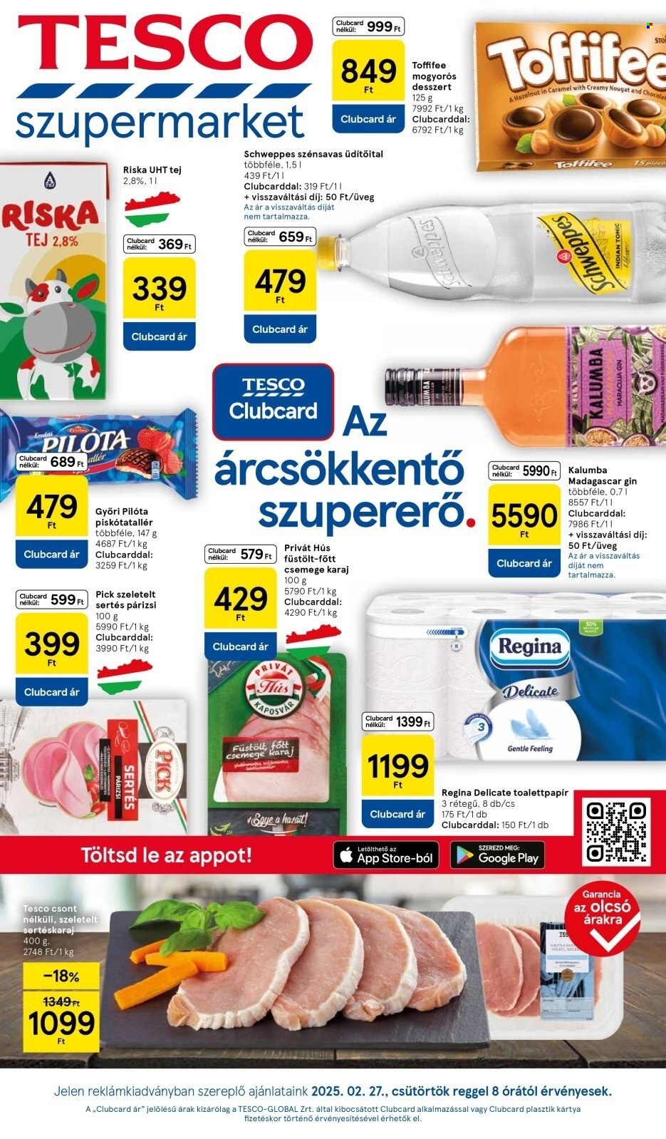 TESCO akciós újságok - 2025.02.27 - 2025.03.05. Oldal 1