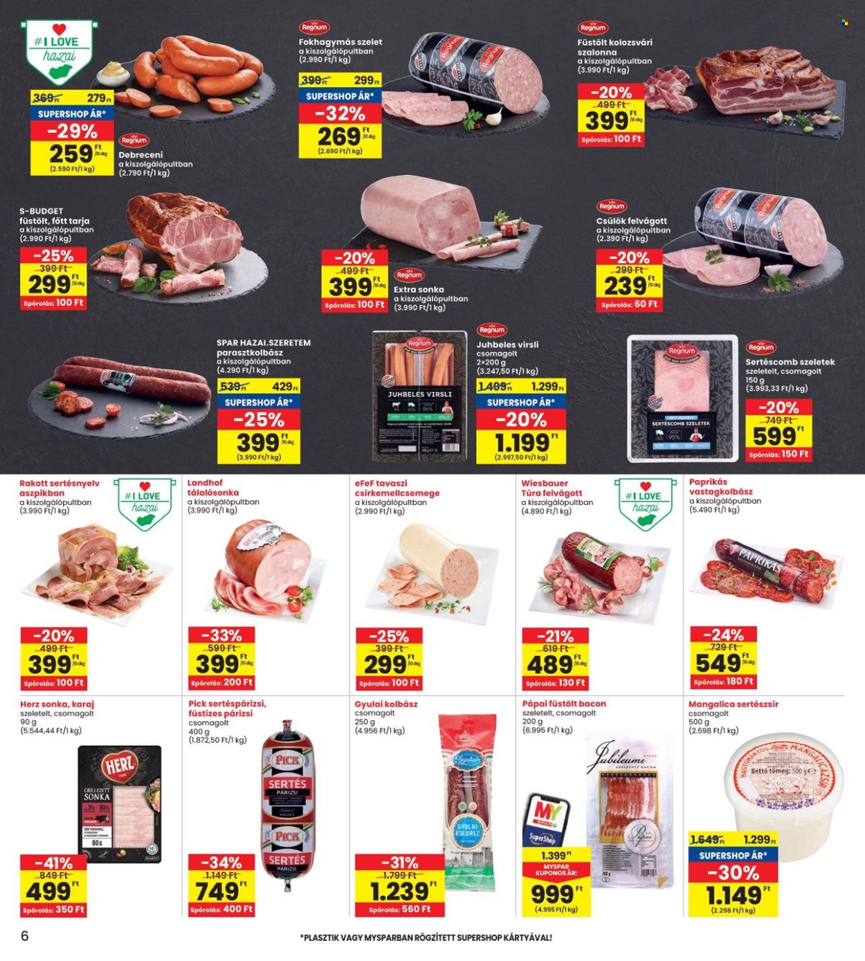 INTERSPAR akciós újságok - 2025.02.27 - 2025.03.05. Oldal 6
