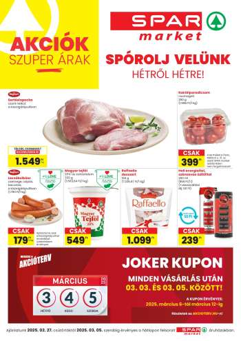 Újság SPAR market - 2025.02.27 - 2025.03.05.