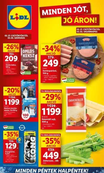 Újság Lidl - 2025.02.27 - 2025.03.05.