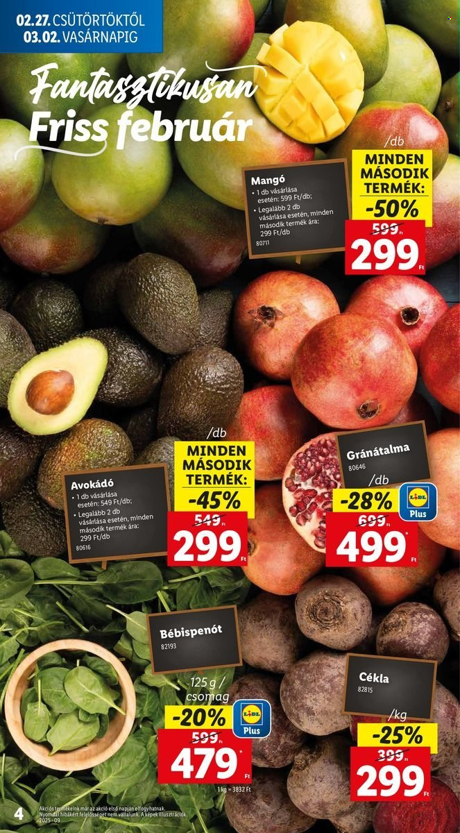 Lidl akciós újságok - 2025.02.27 - 2025.03.05. Oldal 4