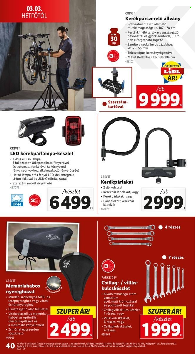 Lidl akciós újságok - 2025.02.27 - 2025.03.05. Oldal 40