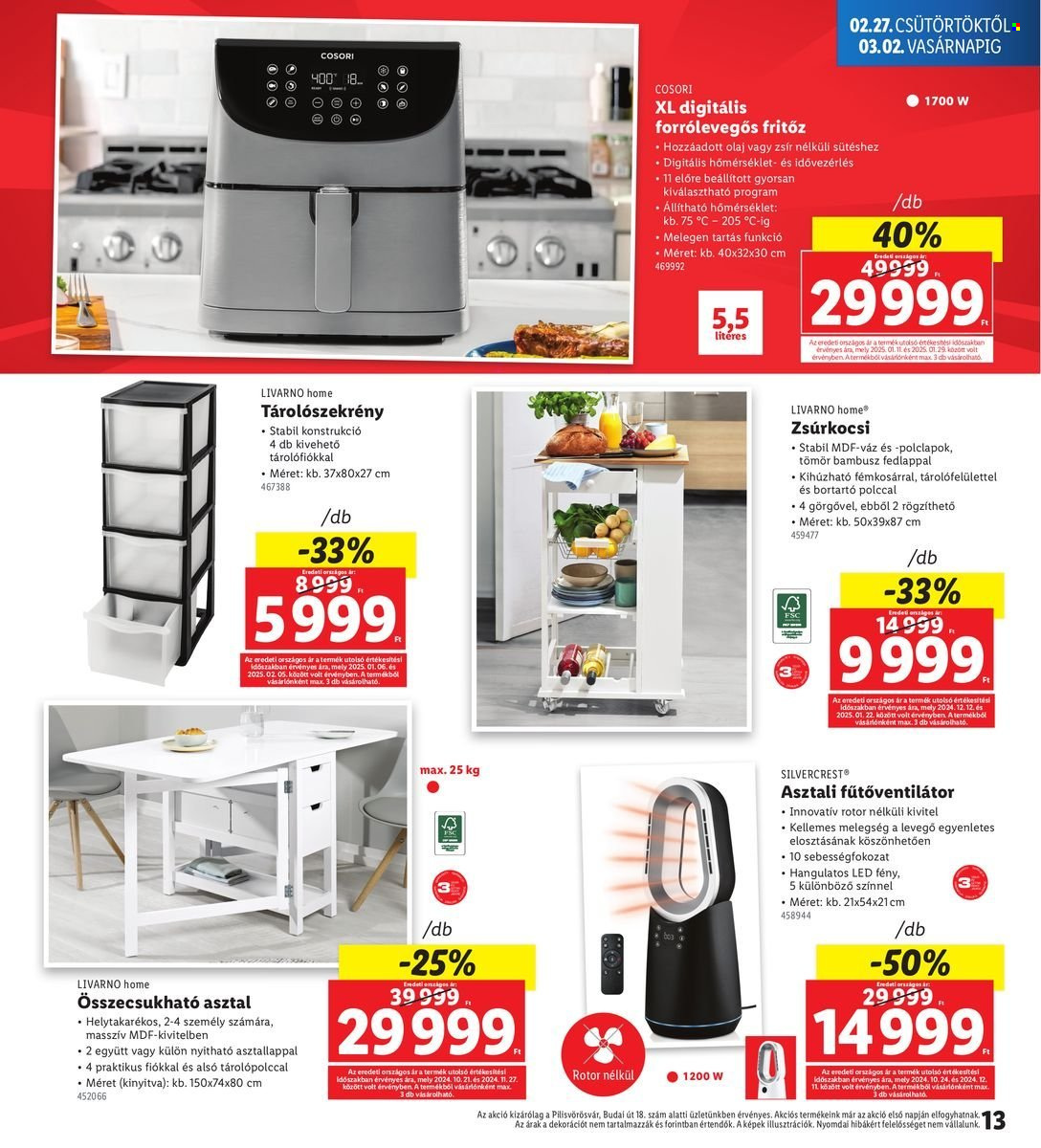 Lidl akciós újságok - 2025.02.27 - 2025.03.02. Oldal 13