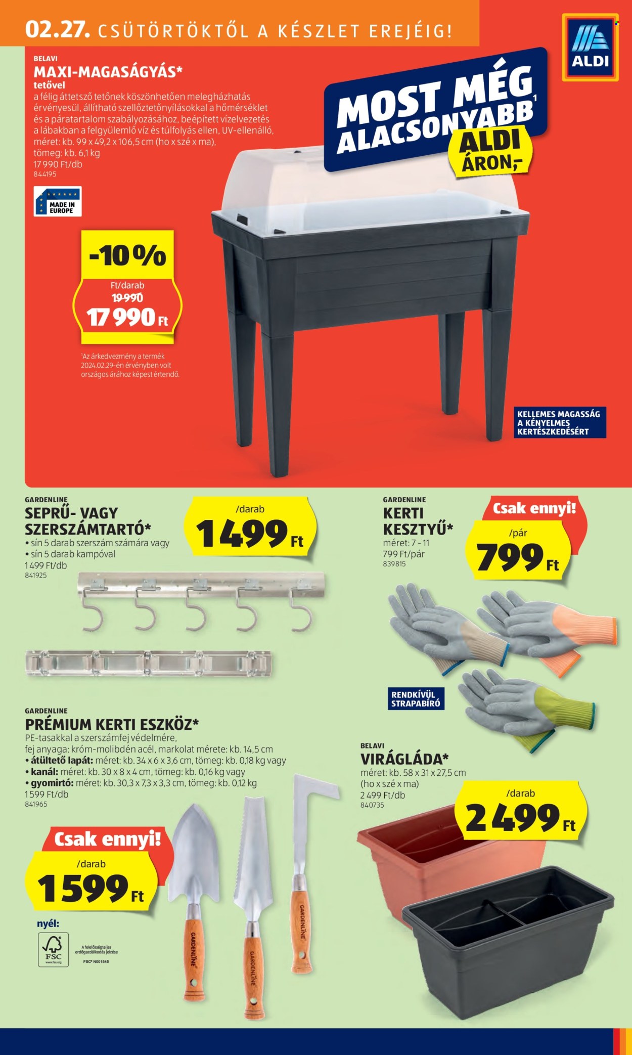 Aldi akciós újságok - 2025.02.27 - 2025.03.05. Oldal 27
