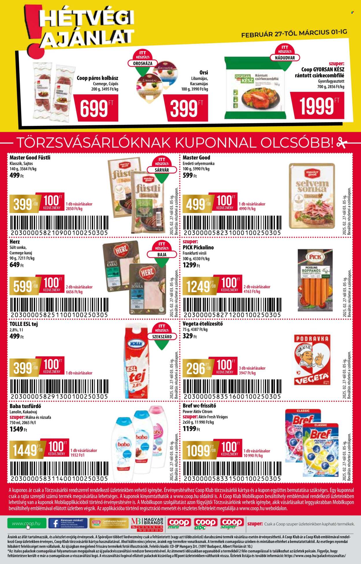 Coop akciós újságok - 2025.02.27 - 2025.03.05. Oldal 8