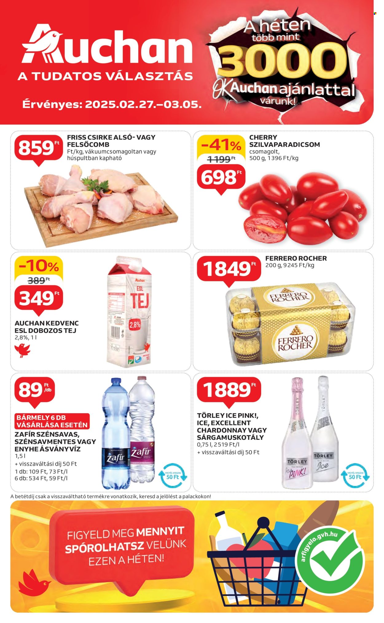Auchan akciós újságok - 2025.02.27 - 2025.03.05. Oldal 1