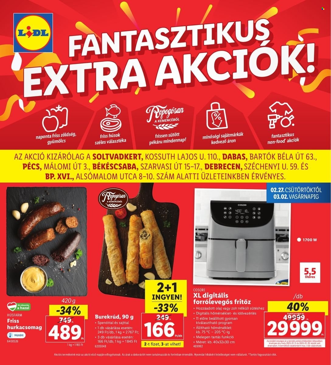 Lidl akciós újságok - 2025.02.27 - 2025.03.02. Oldal 1