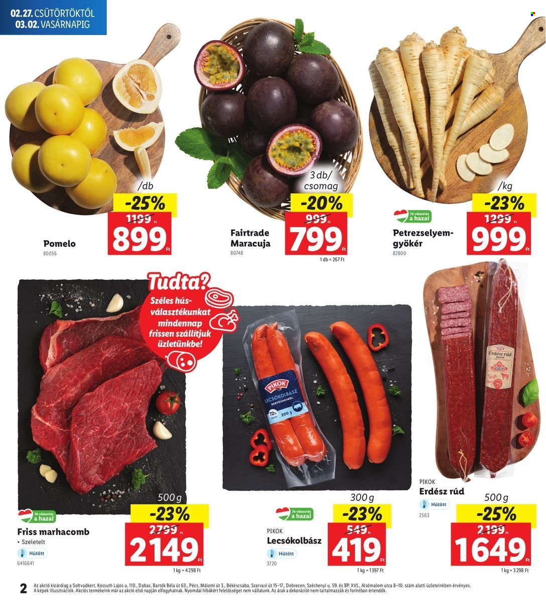 Lidl akciós újságok - 2025.02.27 - 2025.03.02. Oldal 2