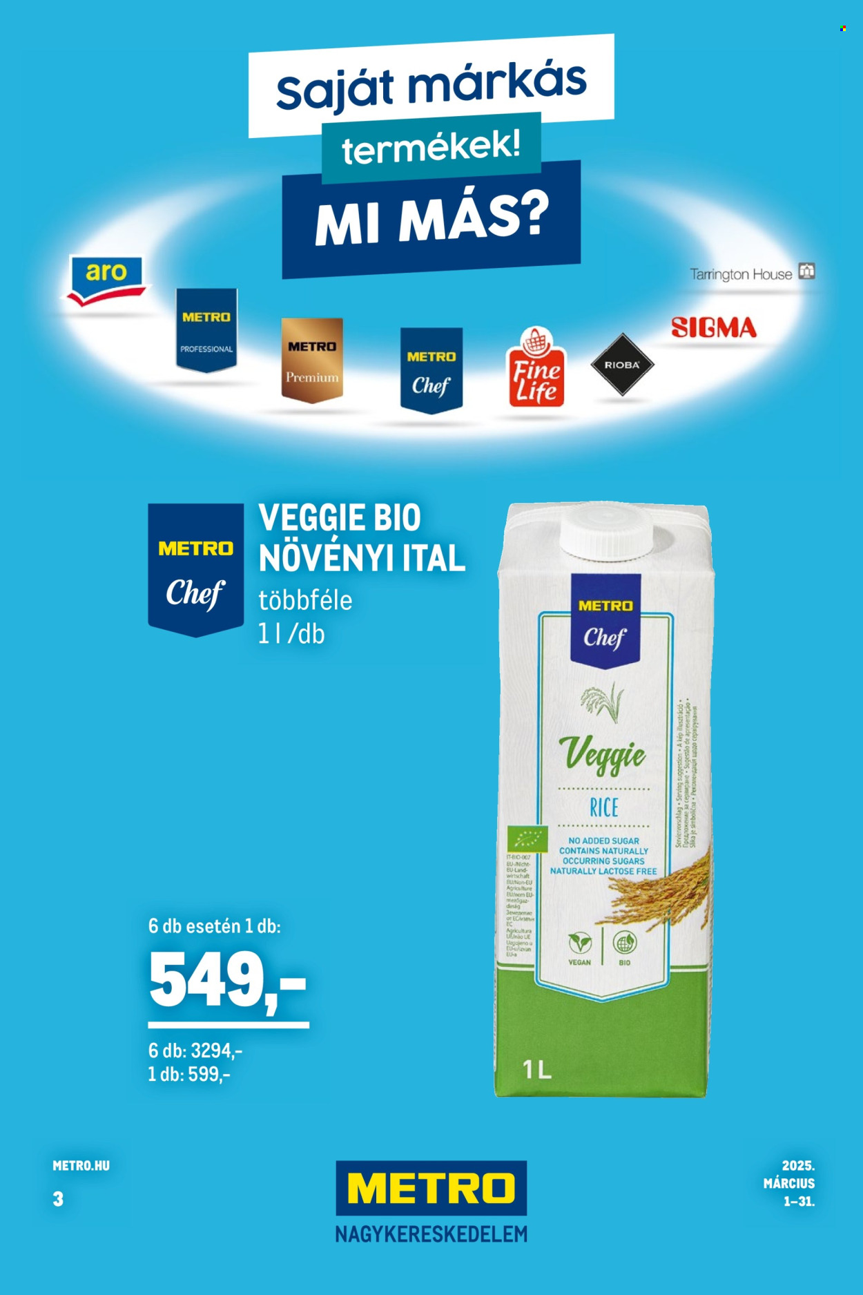 Metro akciós újságok - 2025.03.01 - 2025.03.31. Oldal 1