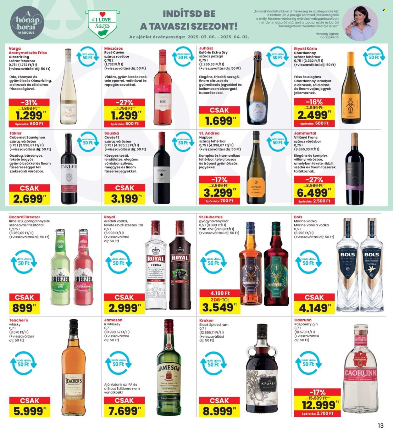 INTERSPAR akciós újságok - 2025.03.06 - 2025.03.12. Oldal 13