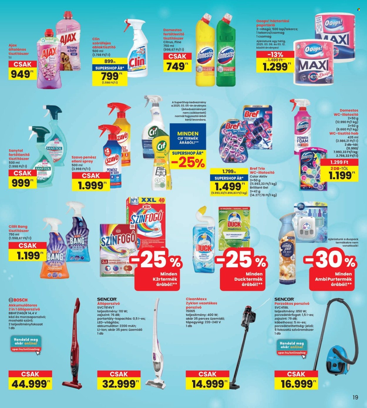 INTERSPAR akciós újságok - 2025.03.06 - 2025.03.12. Oldal 19