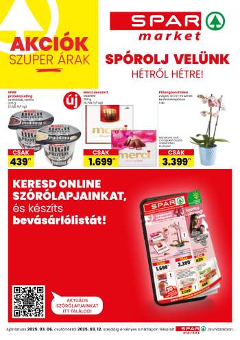 Újság SPAR market - 2025.03.06 - 2025.03.12.