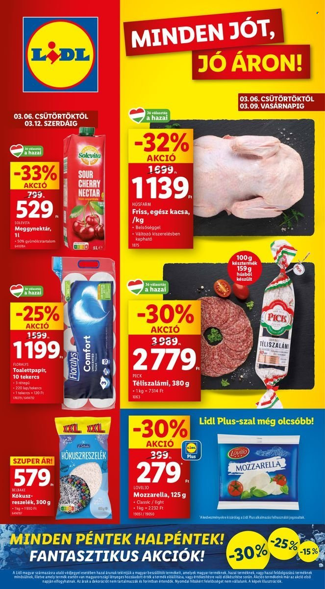 Lidl akciós újságok - 2025.03.06 - 2025.03.12. Oldal 1
