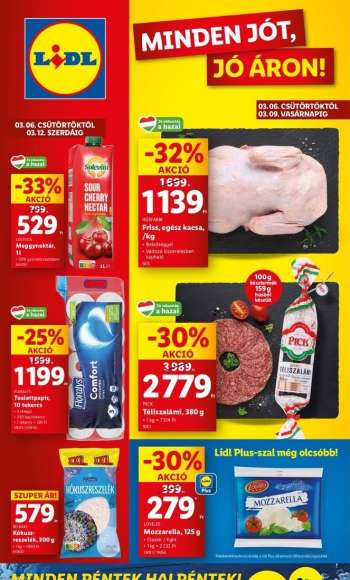 Újság Lidl - 2025.03.06 - 2025.03.12.