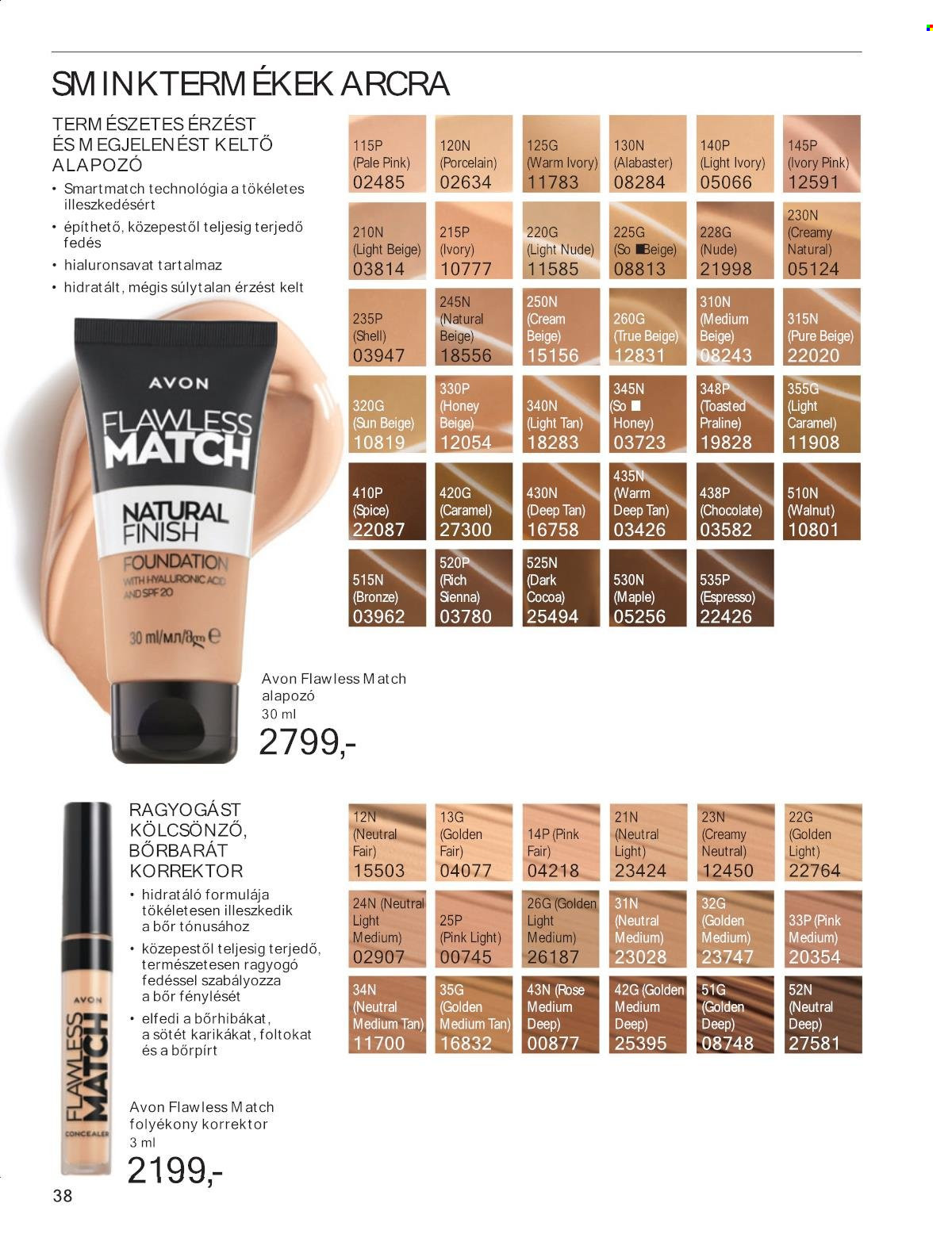 Avon akciós újságok - 2025.03.01 - 2025.03.31. Oldal 38