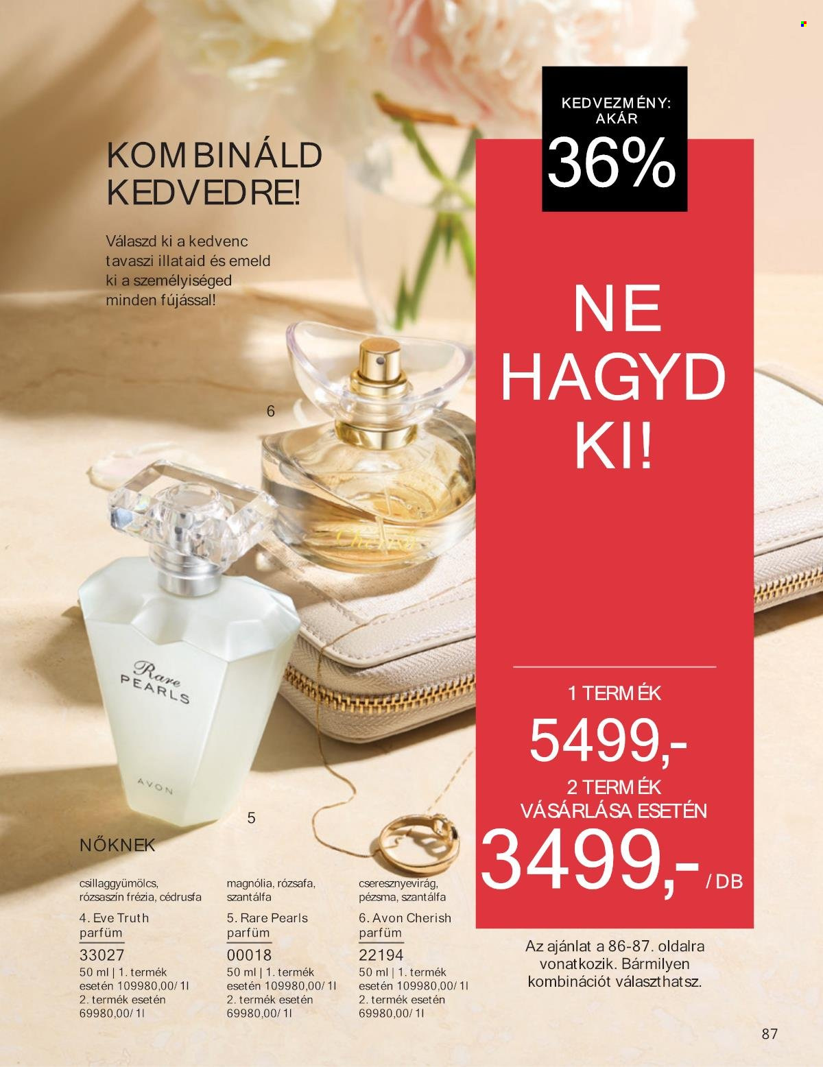 Avon akciós újságok - 2025.03.01 - 2025.03.31. Oldal 87