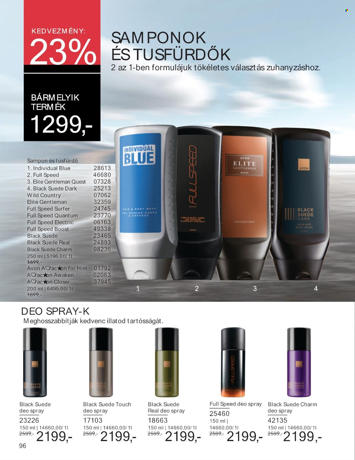 Avon akciós újságok - 2025.03.01 - 2025.03.31. Oldal 96