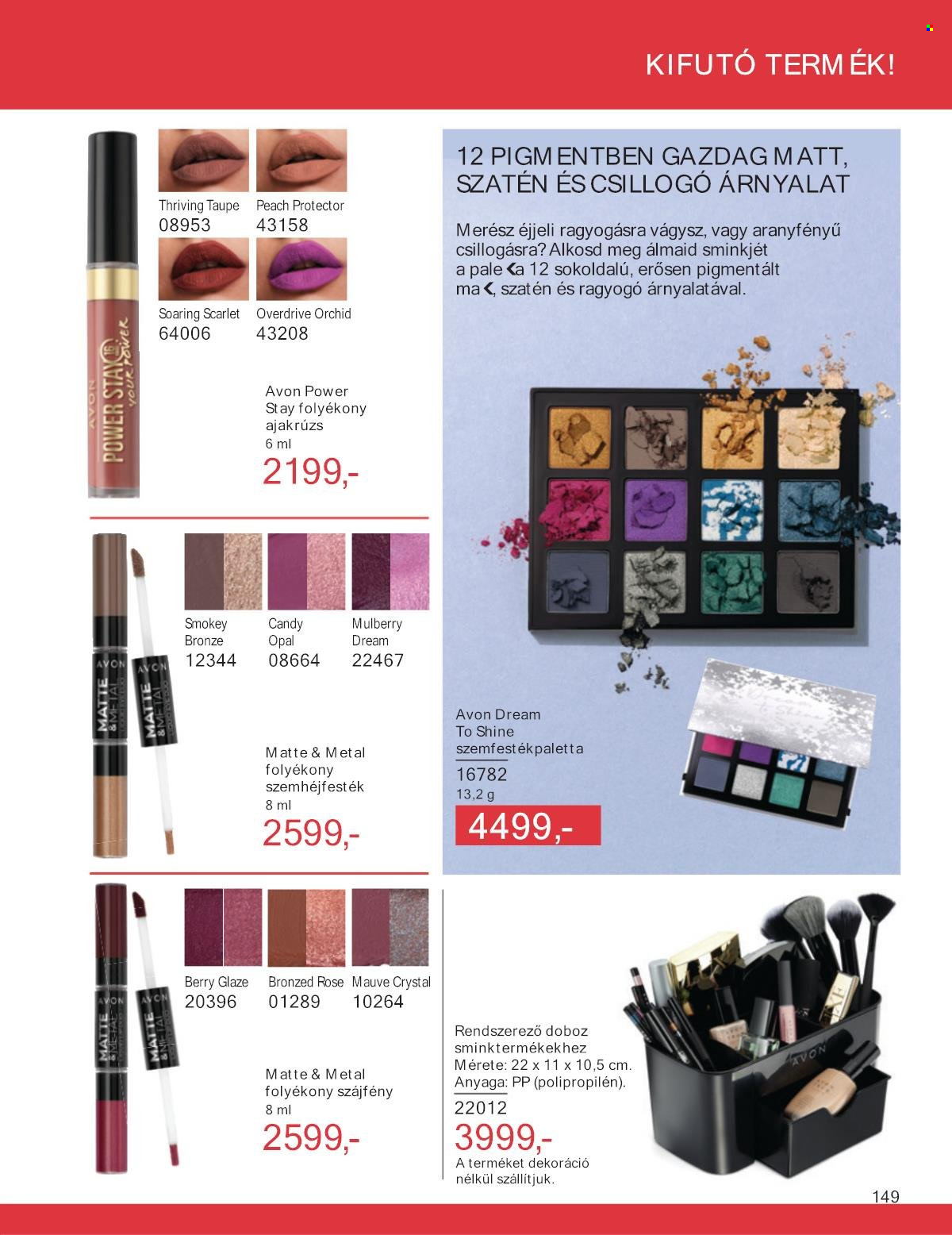 Avon akciós újságok - 2025.03.01 - 2025.03.31. Oldal 149