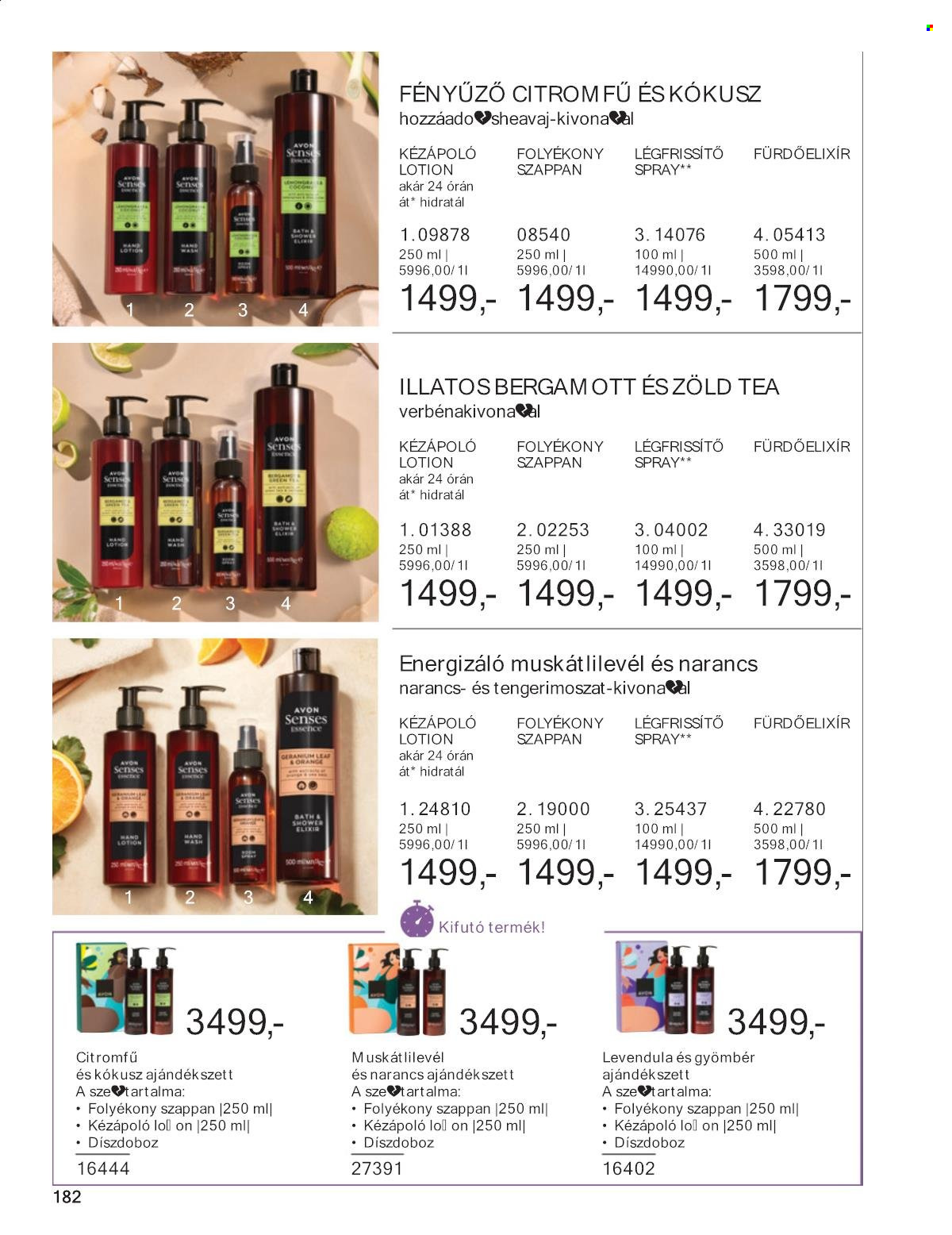Avon akciós újságok - 2025.03.01 - 2025.03.31. Oldal 182