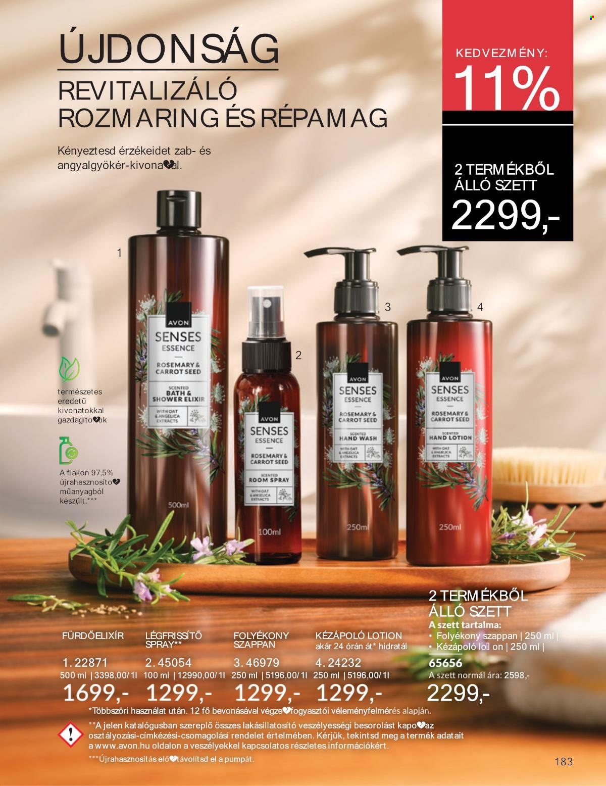 Avon akciós újságok - 2025.03.01 - 2025.03.31. Oldal 183