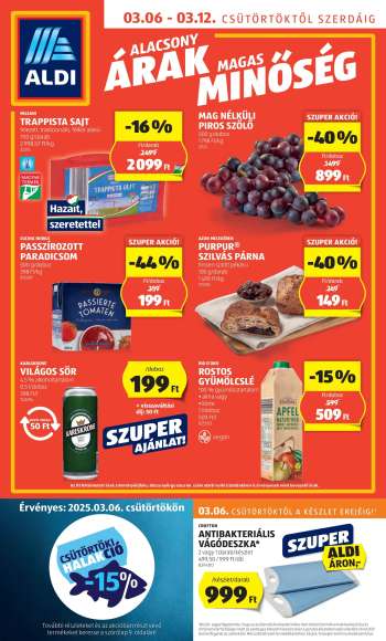 Újság Aldi - 2025.03.06 - 2025.03.12.
