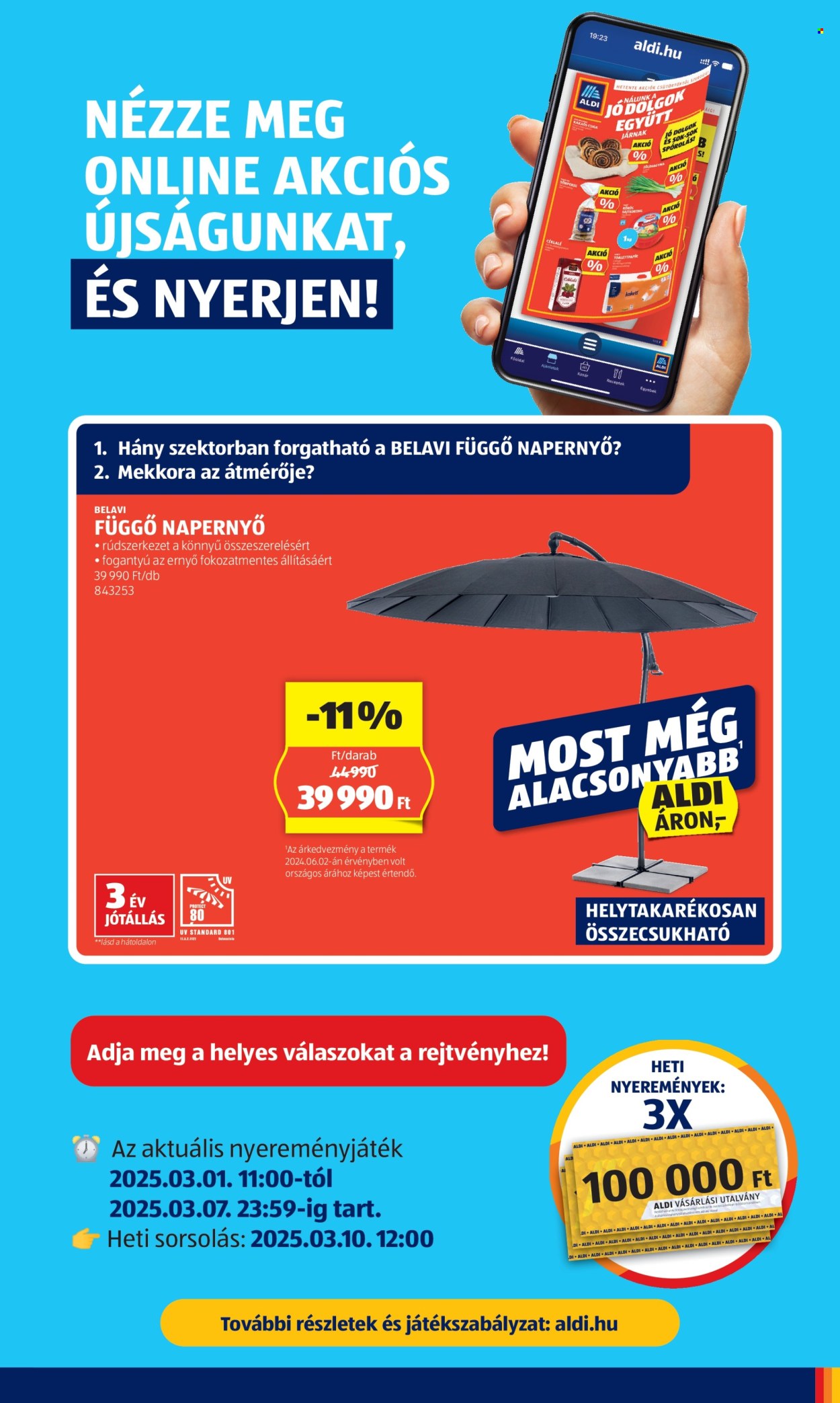 Aldi akciós újságok - 2025.03.06 - 2025.03.12. Oldal 11