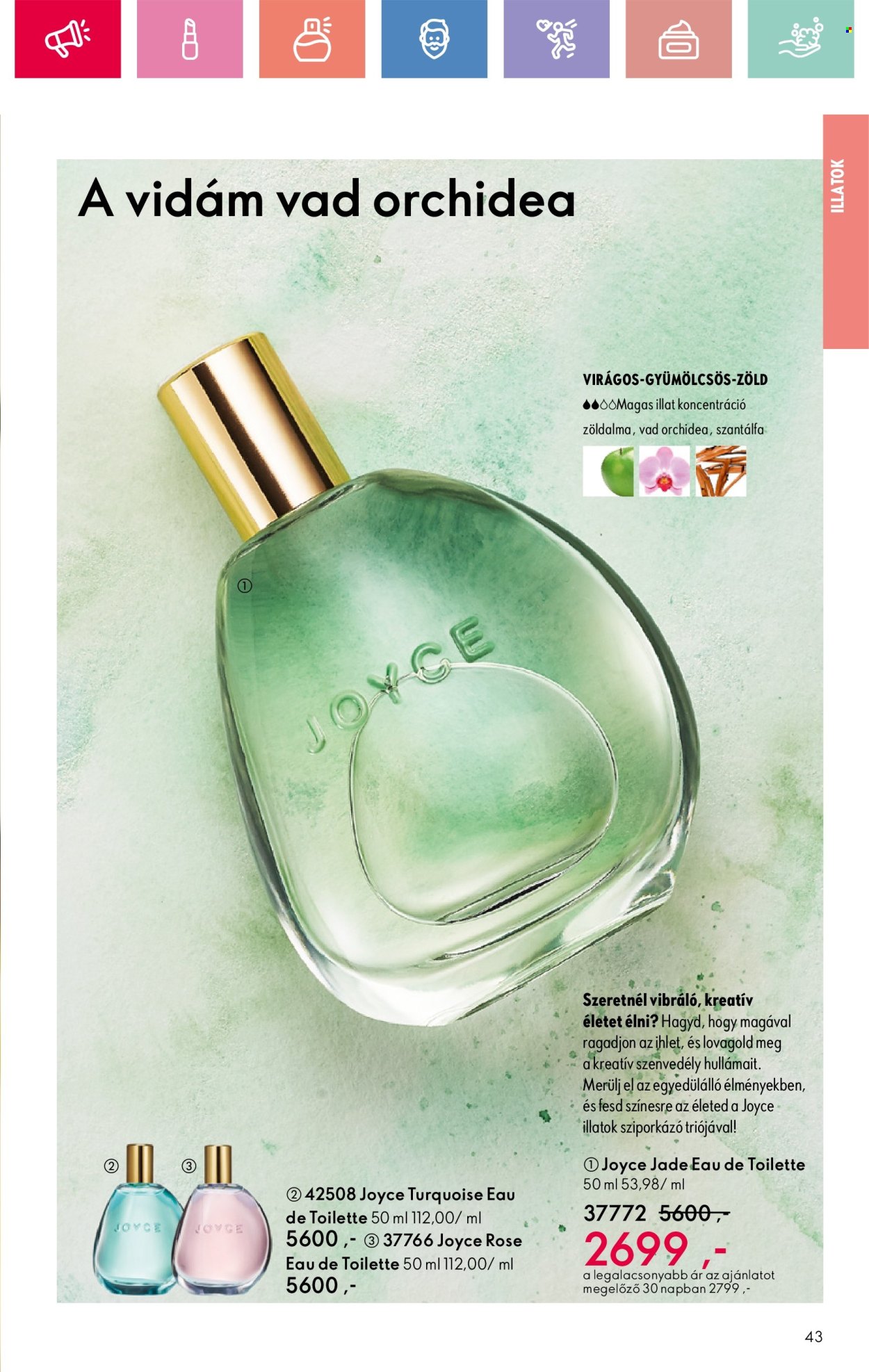 Oriflame akciós újságok - 2025.03.02 - 2025.03.22. Oldal 43
