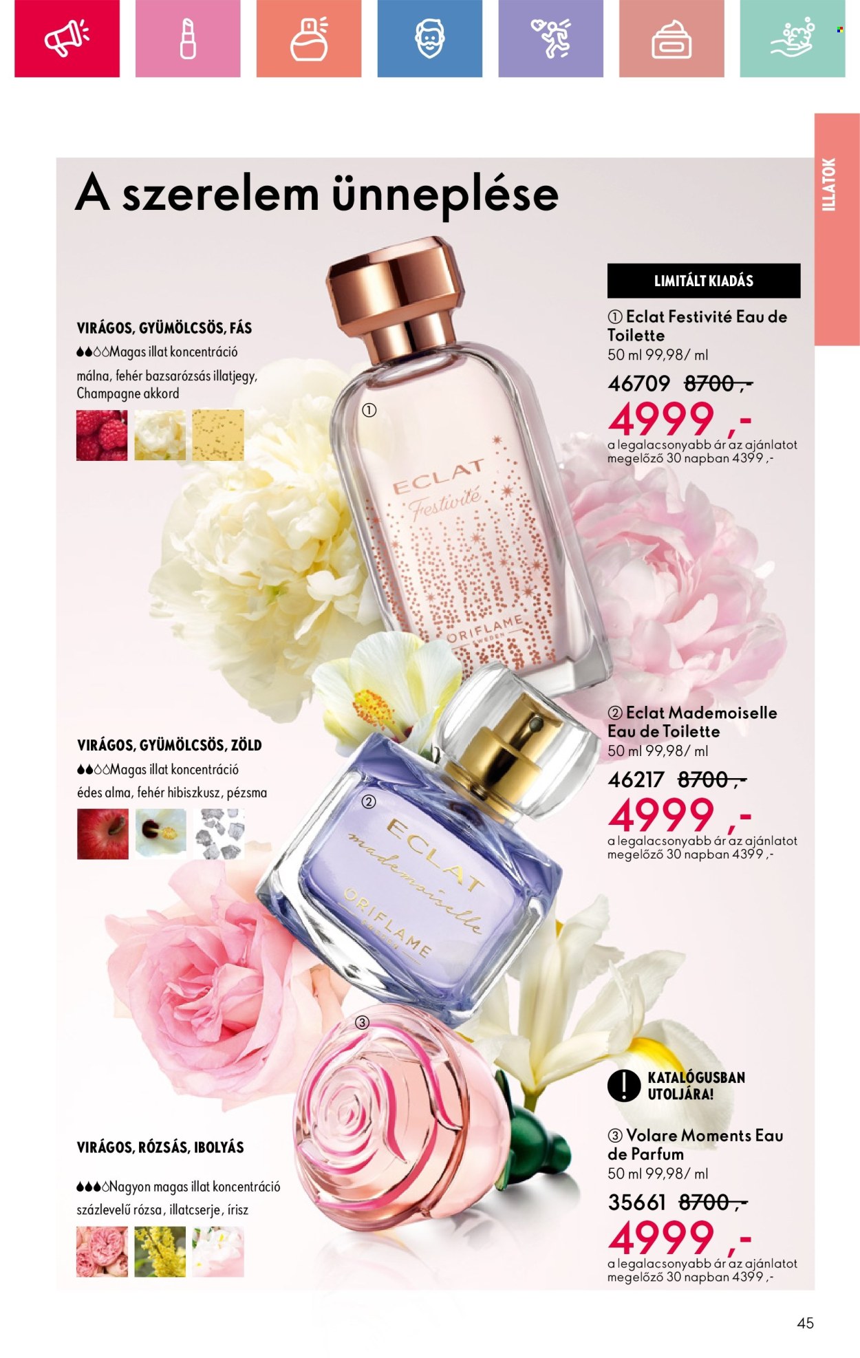 Oriflame akciós újságok - 2025.03.02 - 2025.03.22. Oldal 45