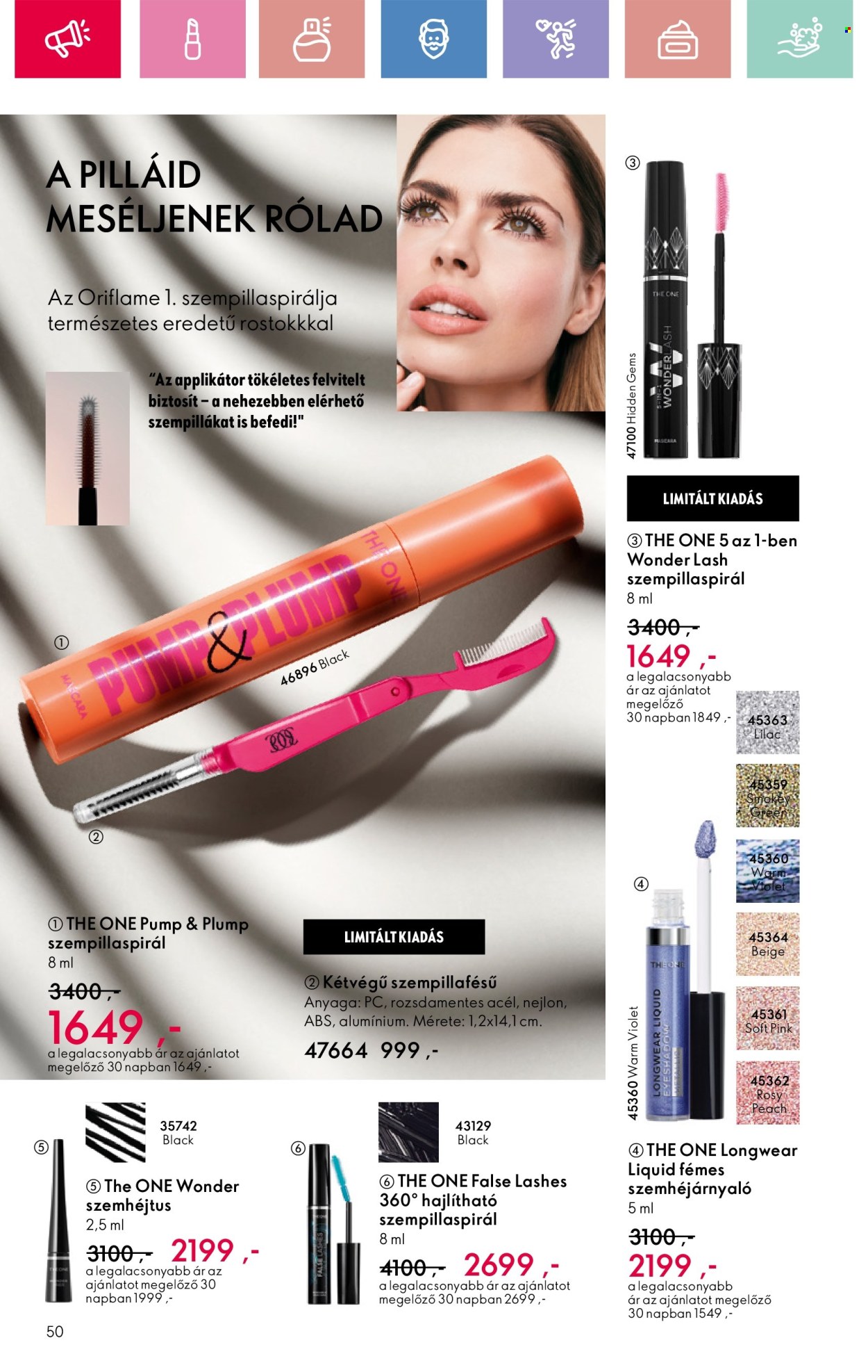 Oriflame akciós újságok - 2025.03.02 - 2025.03.22. Oldal 50