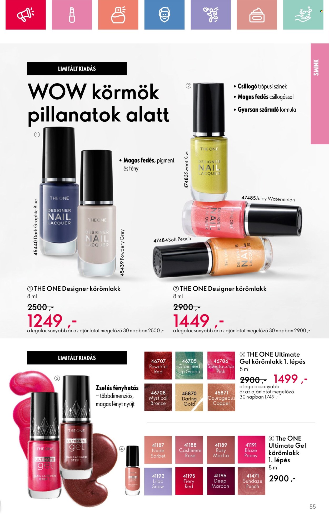 Oriflame akciós újságok - 2025.03.02 - 2025.03.22. Oldal 55