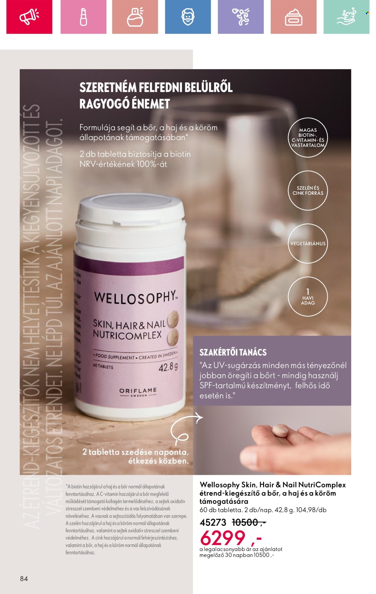 Oriflame akciós újságok - 2025.03.02 - 2025.03.22. Oldal 84