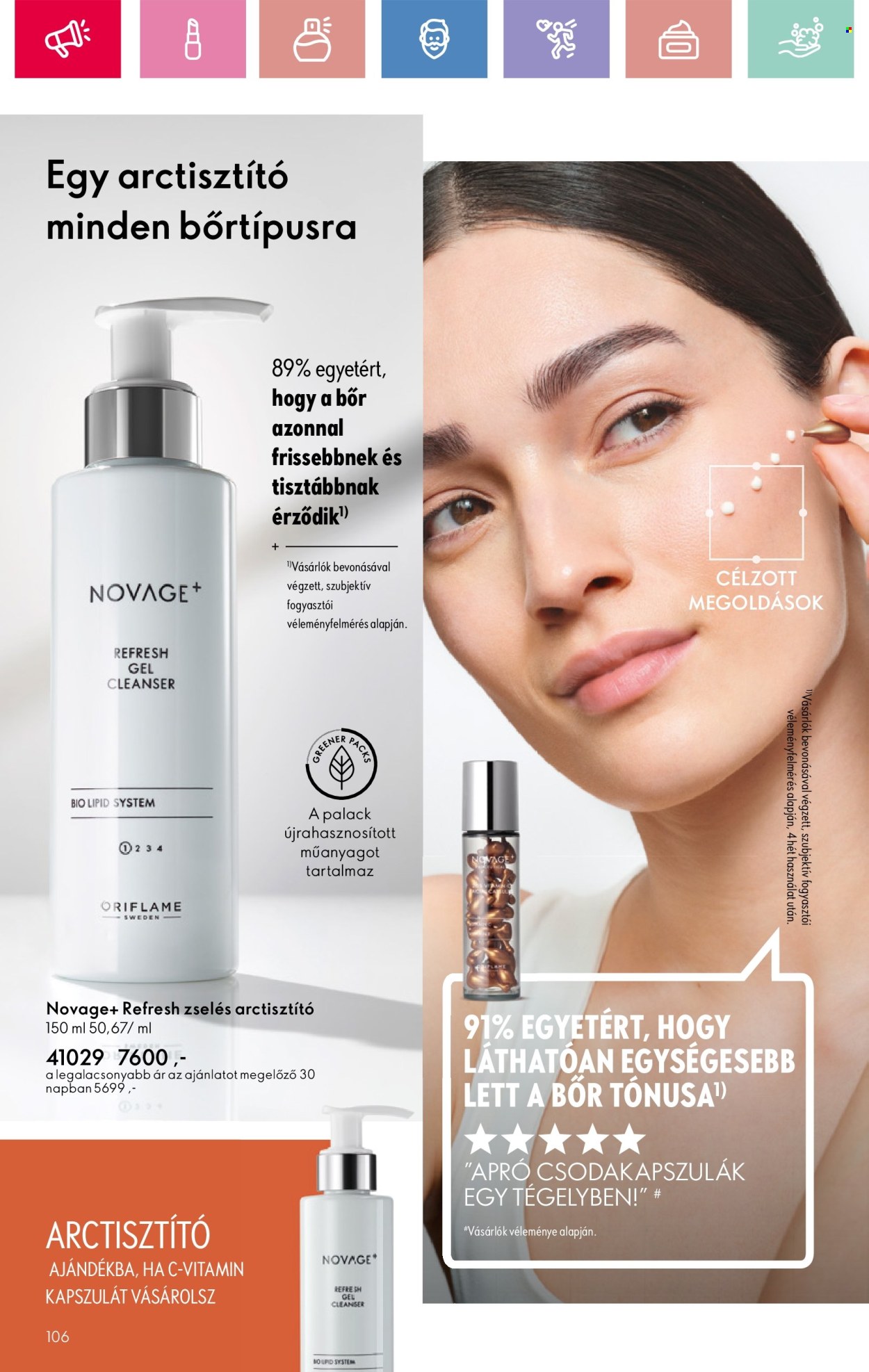Oriflame akciós újságok - 2025.03.02 - 2025.03.22. Oldal 106
