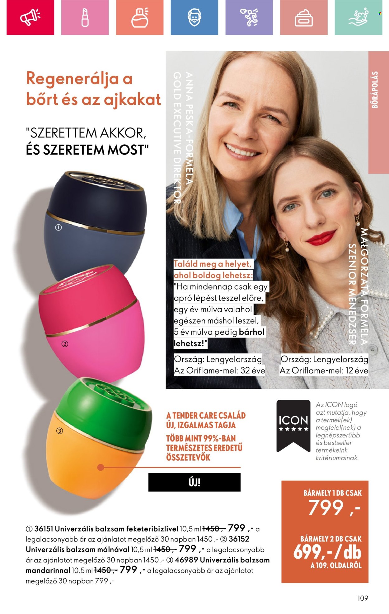 Oriflame akciós újságok - 2025.03.02 - 2025.03.22. Oldal 109