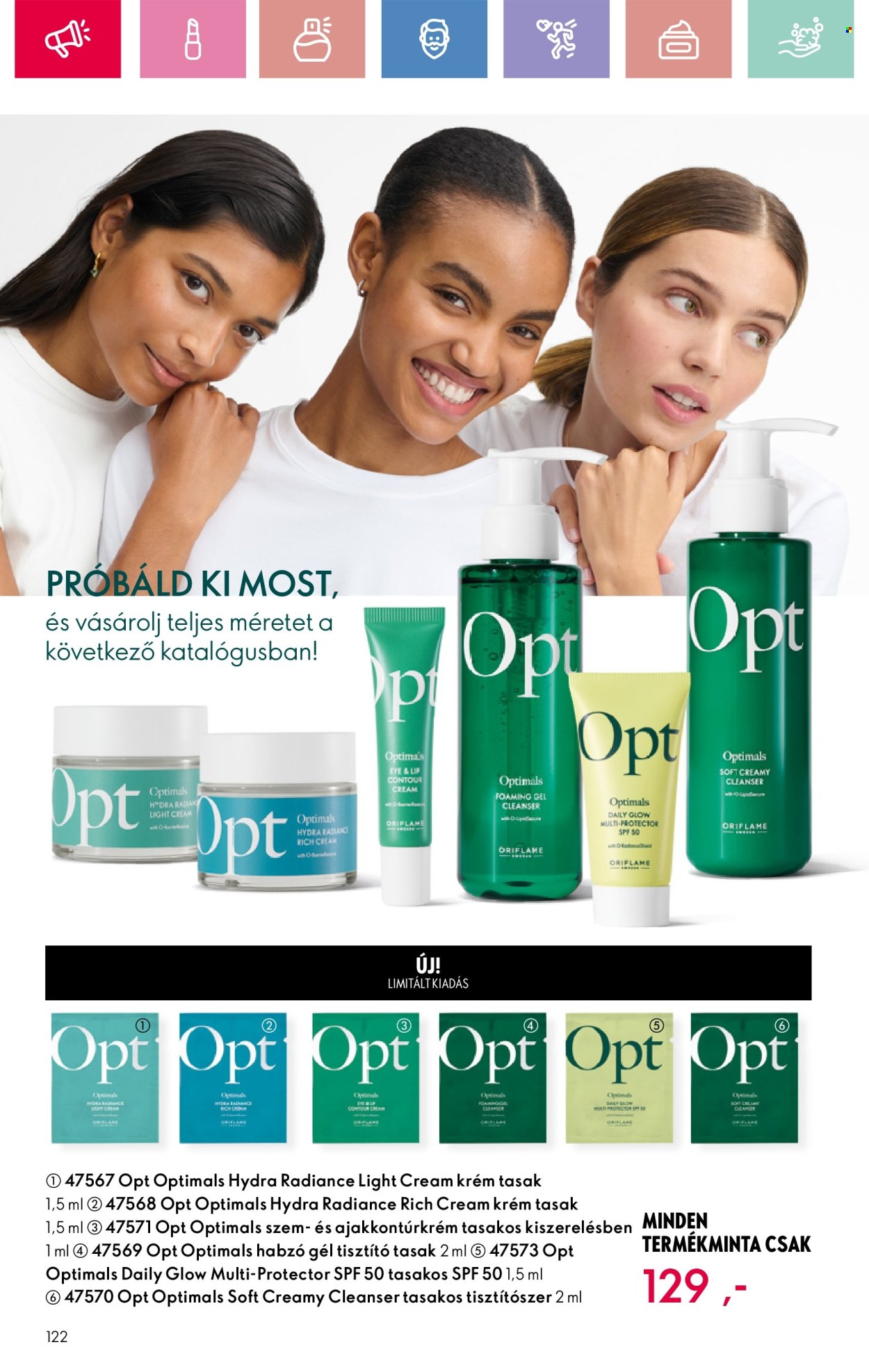 Oriflame akciós újságok - 2025.03.02 - 2025.03.22. Oldal 122