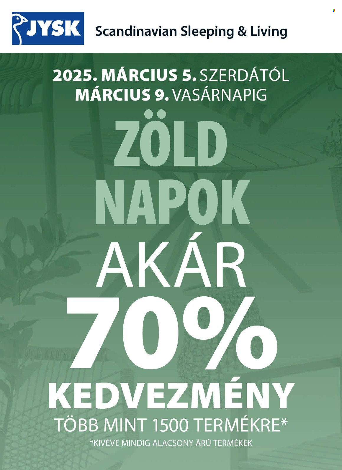 JYSK akciós újságok - 2025.03.05 - 2025.03.09. Oldal 2