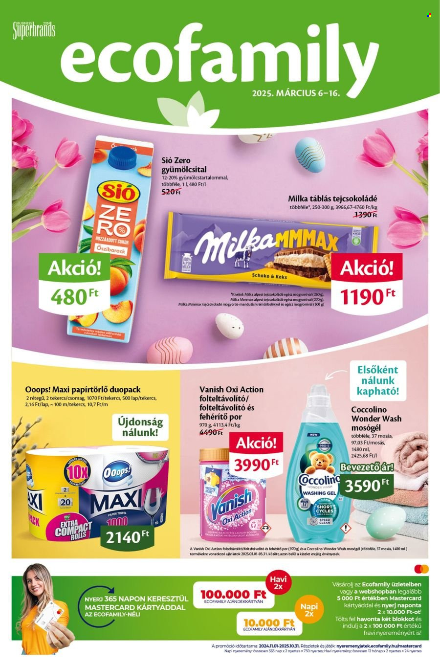 EcoFamily akciós újságok - 2025.03.06 - 2025.03.16. Oldal 1