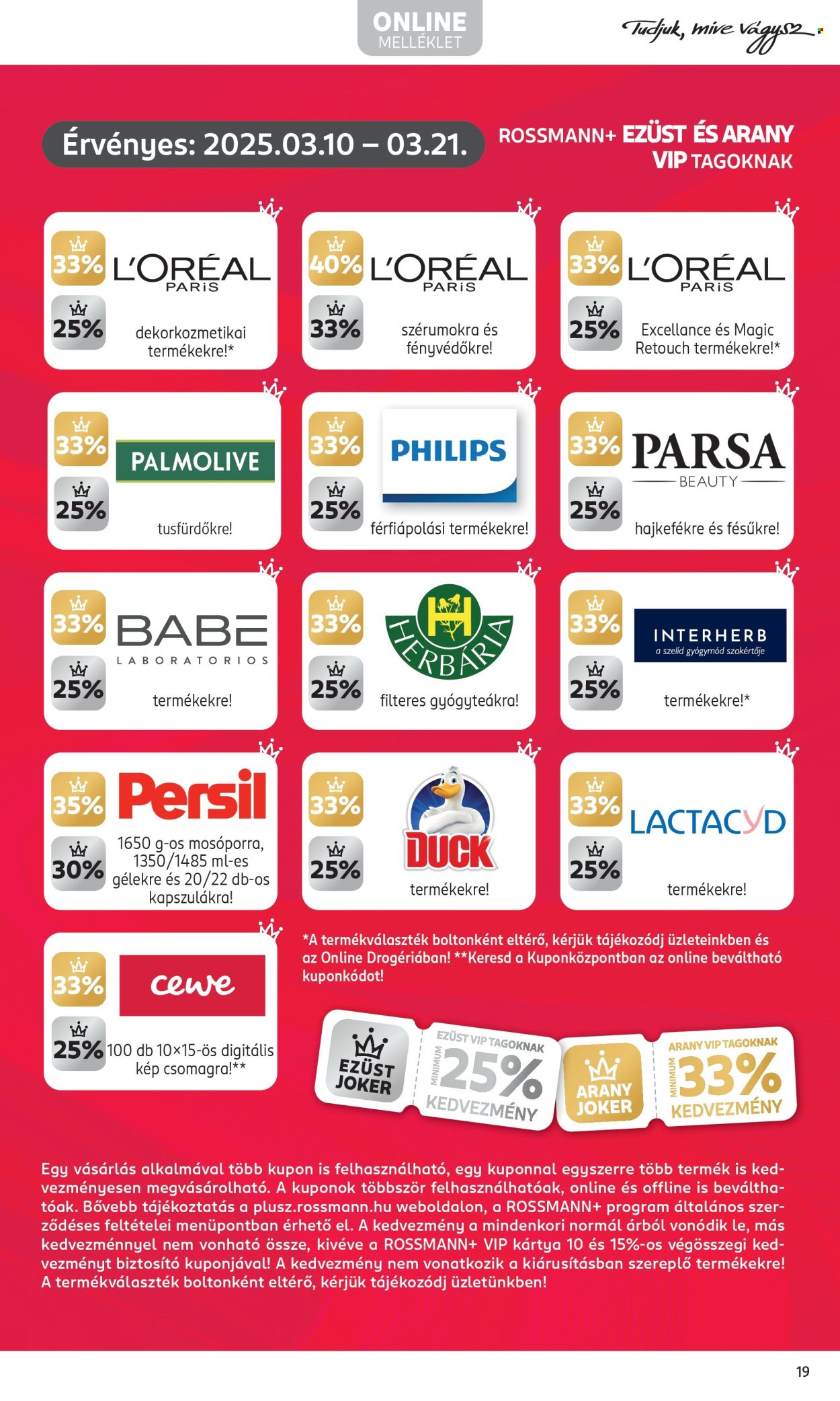 Rossmann akciós újságok - 2025.03.10 - 2025.03.21. Oldal 21